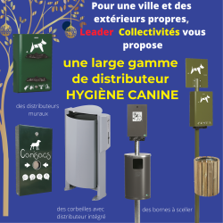 L’indispensable de la propreté : distributeurs de sacs hygiène canine