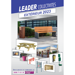 Le catalogue de Leader Collectivités extérieur 2023 est enfin arrivé !